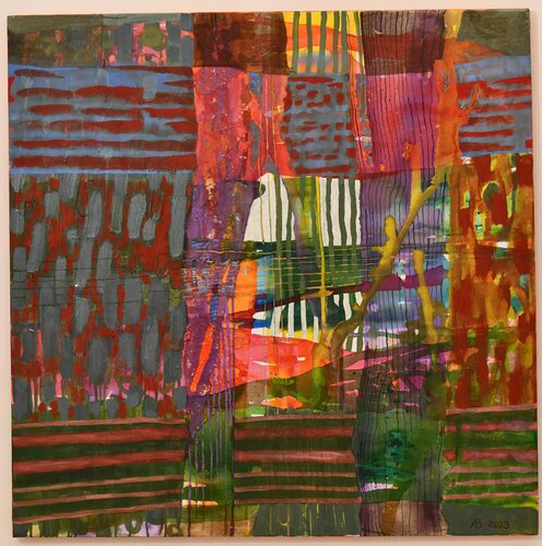 In search of the center di Audra Brazauskaite, Pittura in vendita su Singulart