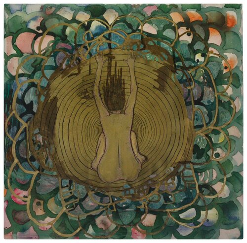 Silence in the womb di Audra Brazauskaite, Pittura in vendita su Singulart