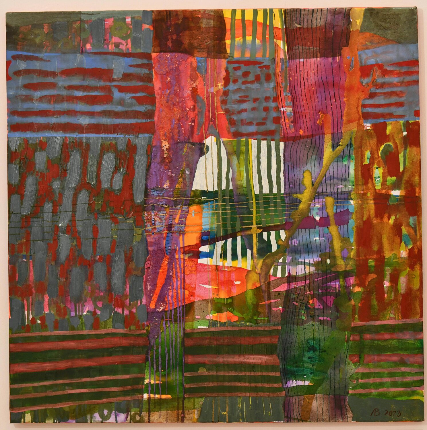 In search of the center Audra Brazauskaite Originalgemälde zu verkaufen