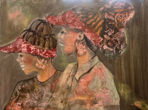 Happy am Keurboomstrand di Vreni Knott, Pittura in vendita su Singulart