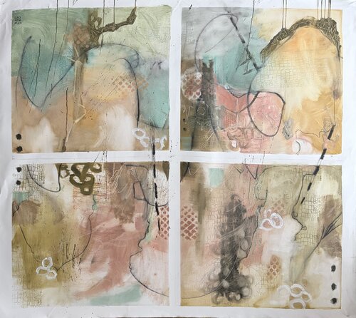 4 in 1  Nr .2 van Vreni Knott, Schilderij te koop op Singulart