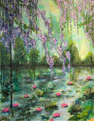 "Contemplation" van Griselda Lechini, Schilderij te koop op Singulart