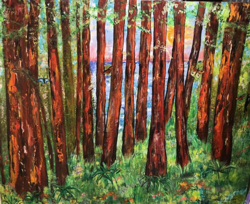 "California Dreaming" von Griselda Lechini, Malerei kaufen auf Singulart