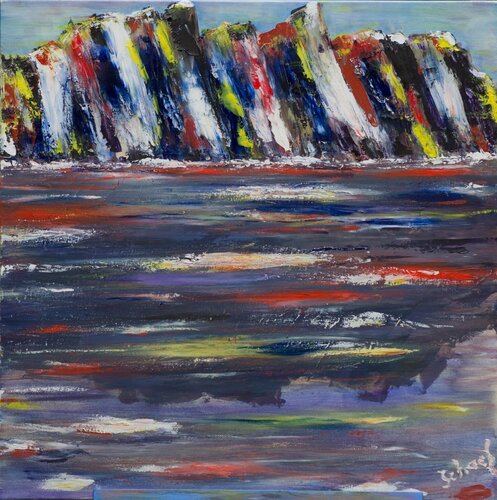 Les paradis colorés di Dan Schaef, Pittura in vendita su Singulart