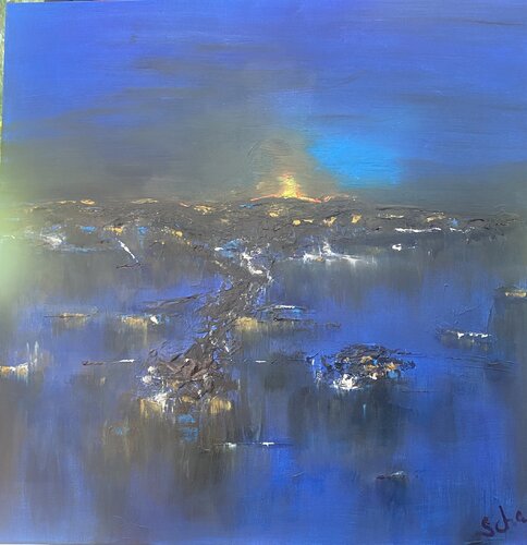 Eruption di Dan Schaef, Pittura in vendita su Singulart