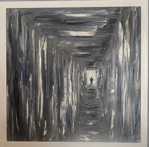 Au bout du tunnel la liberté di Dan Schaef, Pittura in vendita su Singulart