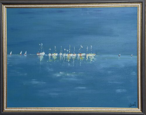 Bleus di Dan Schaef, Pittura in vendita su Singulart