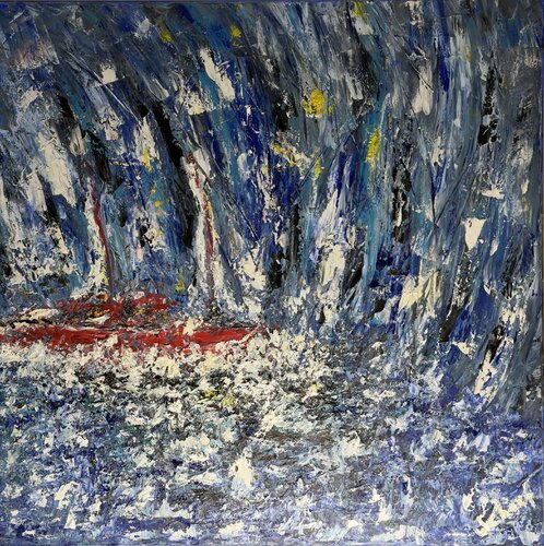 Naufrage par tempête by Dan Schaef, Painting for Sale on Singulart
