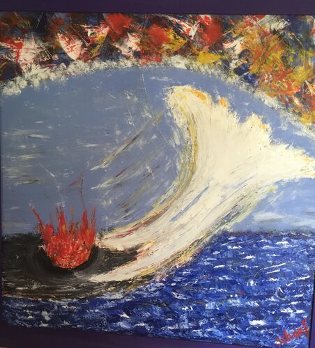 L'envol de l'âme by Dan Schaef, Painting for Sale on Singulart