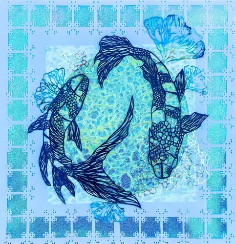 Creatures Under the Moonlit Tide 4 de Delaney MeSun Shin, Obra en papel a la venta en Singulart