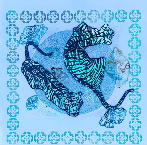 Creatures Under the Moonlit Tide 2 by Delaney MeSun Shin, Work on Paper for Sale on Singulart