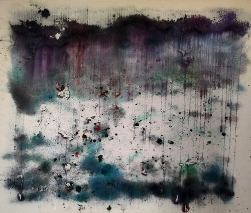 Vague Rain von Christoph Robausch, Malerei kaufen auf Singulart