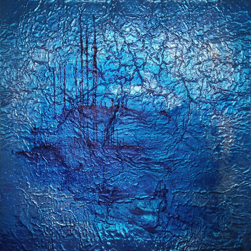 The Myth - Cosmic Blue von Christoph Robausch, Malerei kaufen auf Singulart