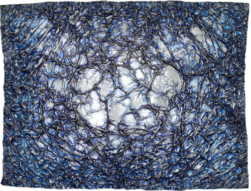 Global Force : Blue Membrane par Christoph Robausch, Peinture en vente sur Singulart