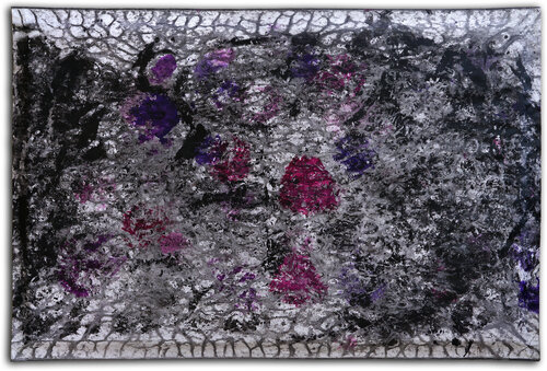 "TRACES OF MAKING ......." (PERMANENT MOMENT - Magenta Mood) van Christoph Robausch, Schilderij te koop op Singulart