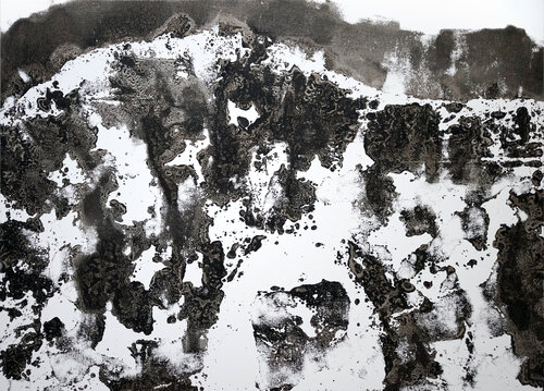 "TRACES OF MAKING (UNBROKEN NIGHT) 12. December 2018" di Christoph Robausch, Pittura in vendita su Singulart