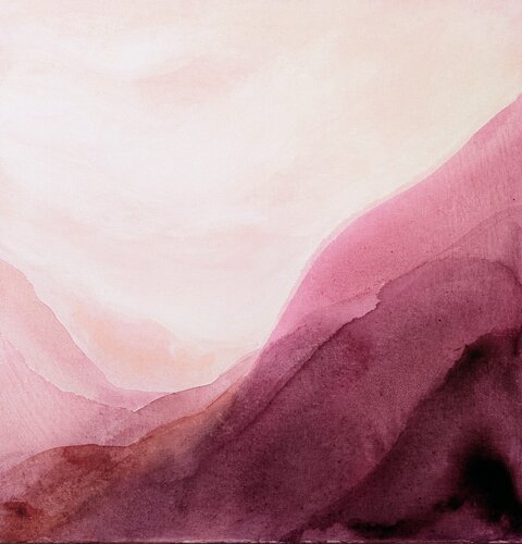 Blush Horizon par Jeanette Carroll, Peinture en vente sur Singulart