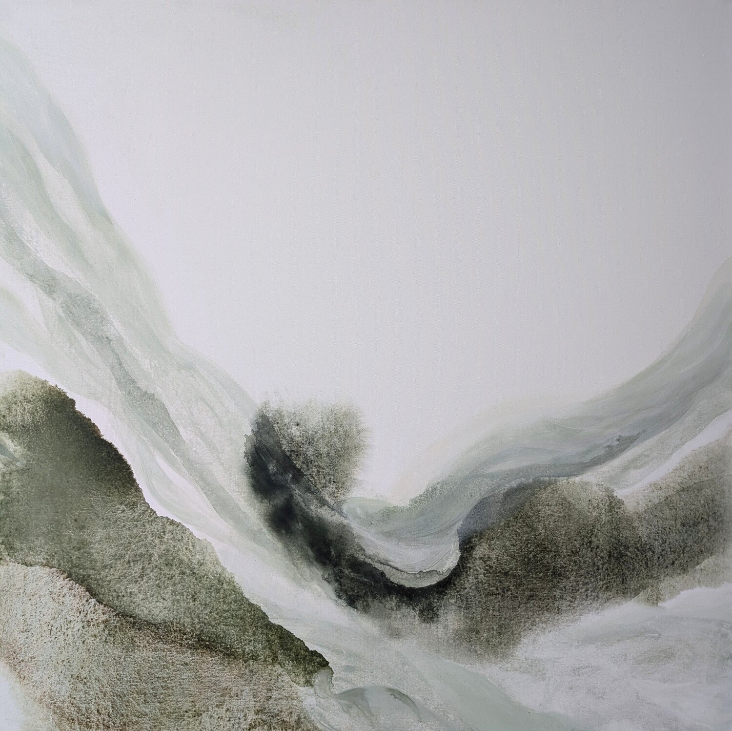 Quiet Terrain III Jeanette Carroll Original painting for sale