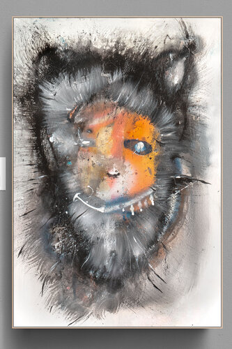 Buoyant Bobo van Adriano Ribeiro, Schilderij te koop op Singulart