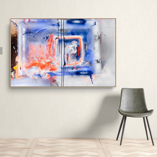 Abstract Badge van Adriano Ribeiro, Schilderij te koop op Singulart