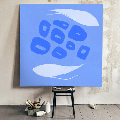 Surrounded by Fish van Adriano Ribeiro, Schilderij te koop op Singulart