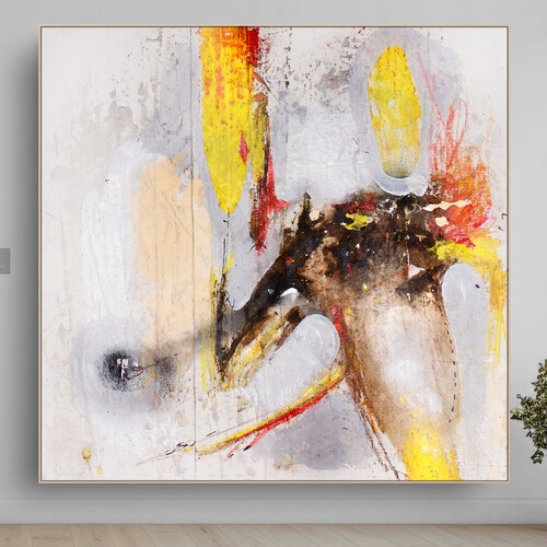 Northen Flames van Adriano Ribeiro, Schilderij te koop op Singulart