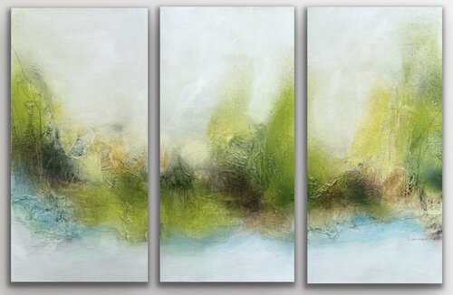 Mother Nature #20 - Triptych by Kirsten Schankweiler, Painting for Sale on Singulart