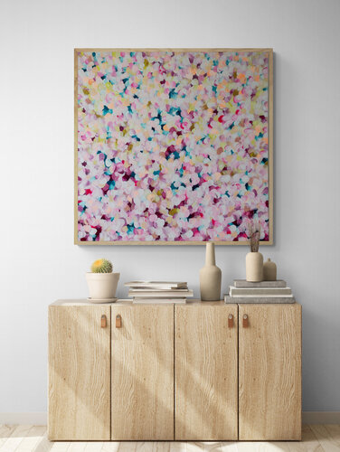 Cherry Blossom Song van Katherine Spiller, Schilderij te koop op Singulart