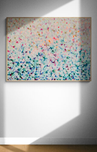 Sunset through the Petals van Katherine Spiller, Schilderij te koop op Singulart
