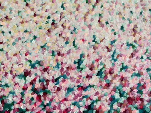 These roses are for you by Katherine Spiller, Painting for Sale on Singulart
