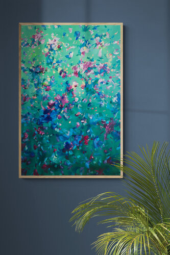 A Letter in Petals van Katherine Spiller, Schilderij te koop op Singulart