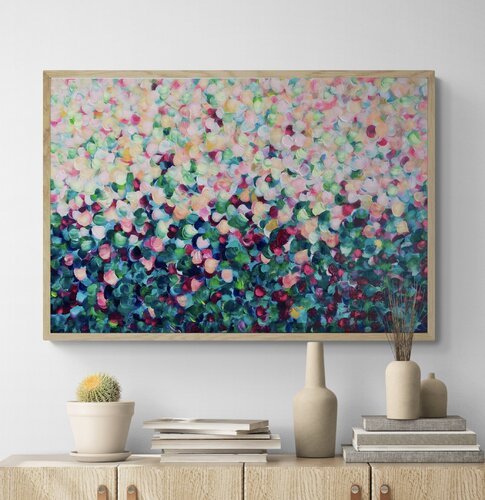 Blooms on Blooms by Katherine Spiller, Painting for Sale on Singulart