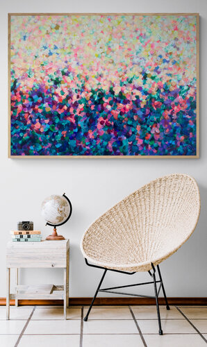 Joy in full bloom by Katherine Spiller, Painting for Sale on Singulart