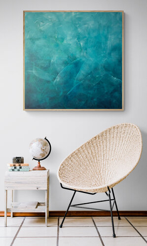 The ocean is where I’ll be di Katherine Spiller, Pittura in vendita su Singulart
