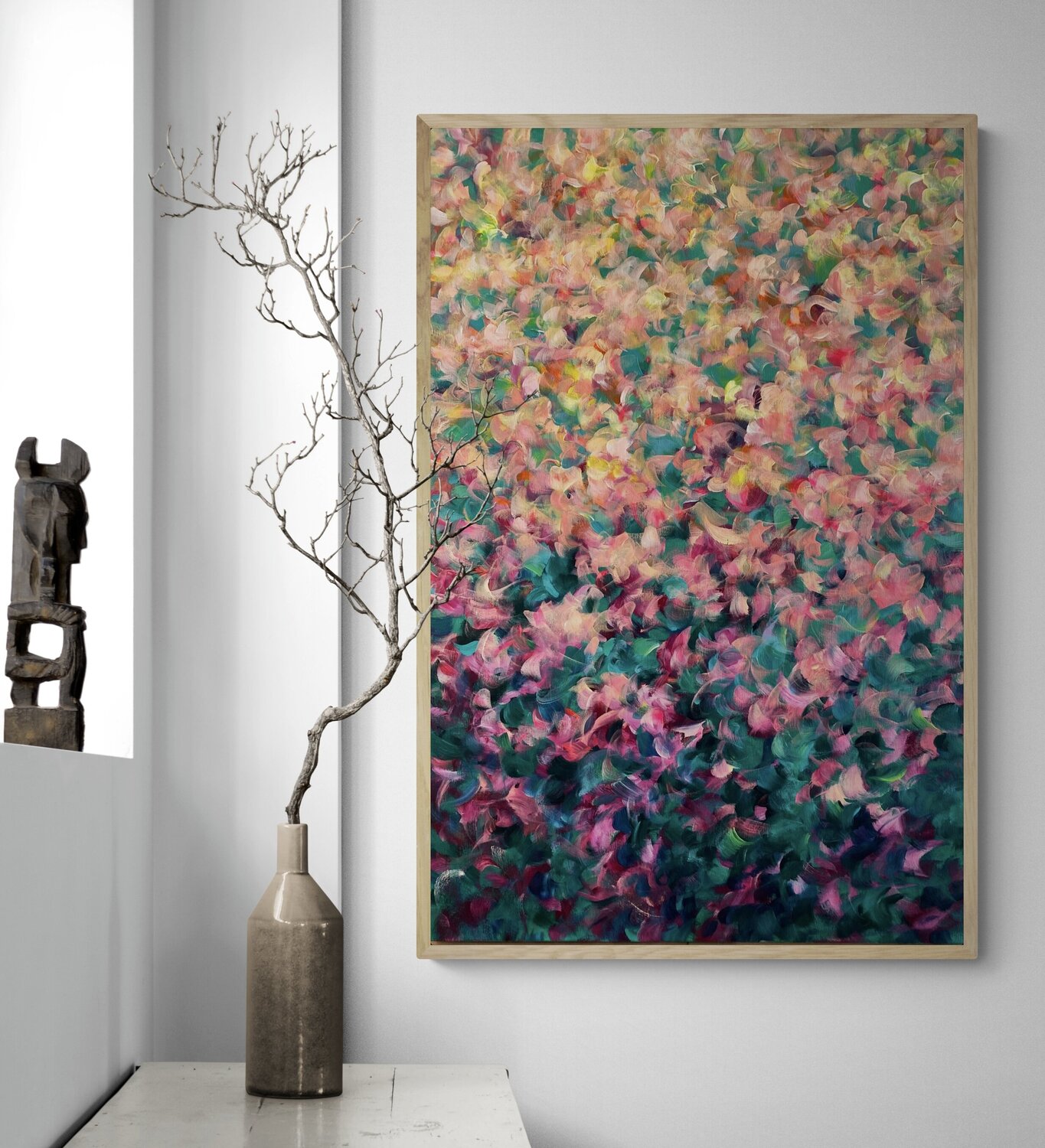 Petal Rising Katherine Spiller Originalgemälde zu verkaufen