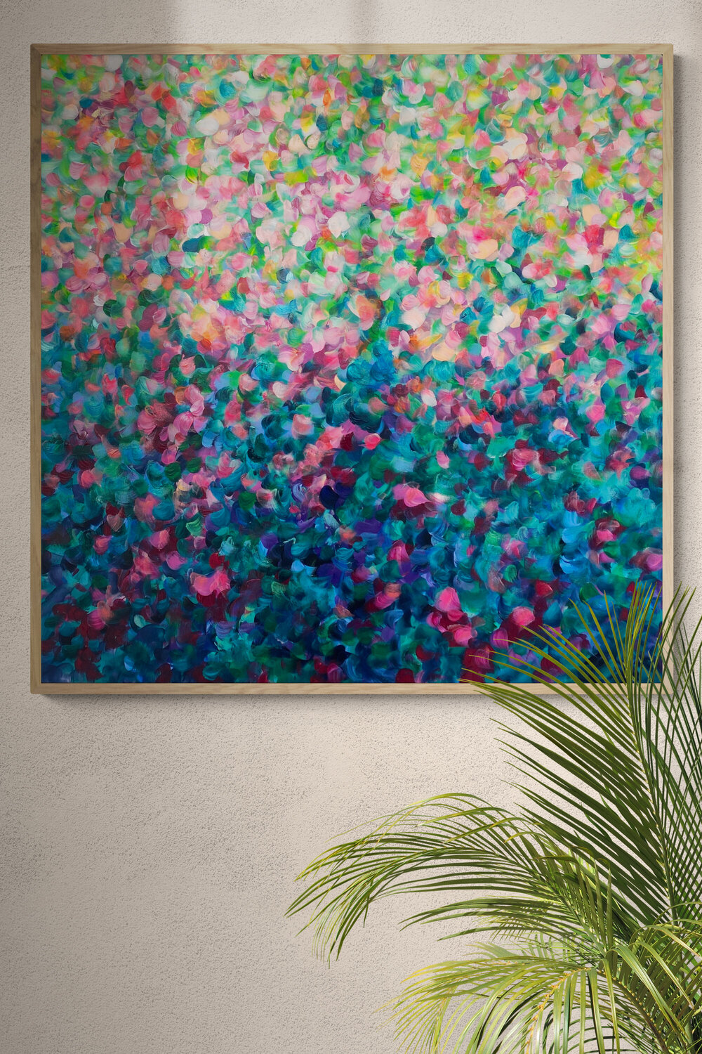 In the glow of the garden Katherine Spiller Originalgemälde zu verkaufen