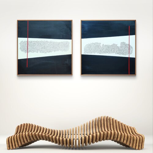 N. 073/01 e N. 073/02 de Cristiano Bonolo, Pintura a la venta en Singulart