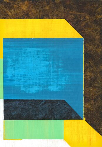 Blue.Cube by Volodymyr Belyakovych, Painting for Sale on Singulart