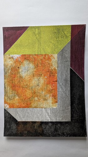Yellow.Cube von Volodymyr Belyakovych, Malerei kaufen auf Singulart