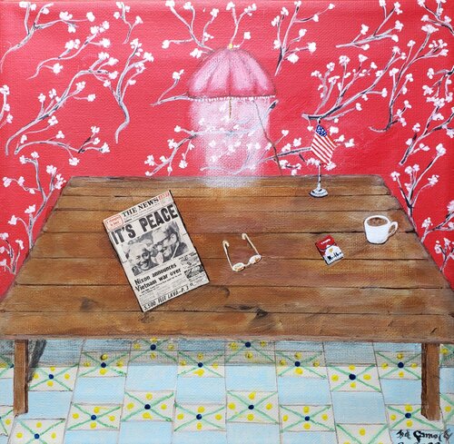 PEACE di Ted Connolly, Pittura in vendita su Singulart