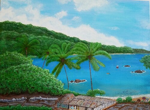 Tobago di Ted Connolly, Pittura in vendita su Singulart