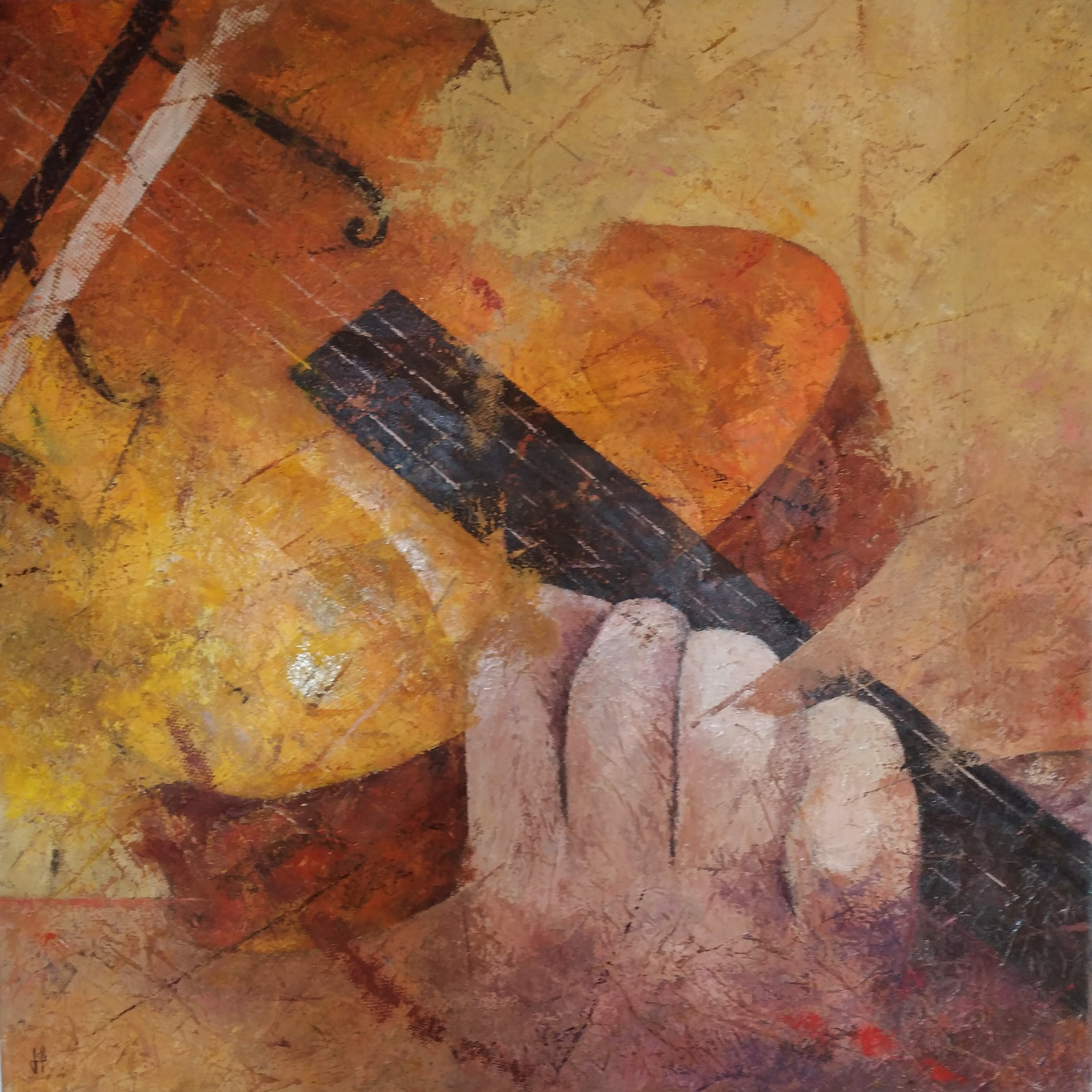 Thema Geige Gemälde