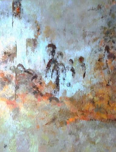 Comme une procession von J-Claude Bernard, Malerei kaufen auf Singulart