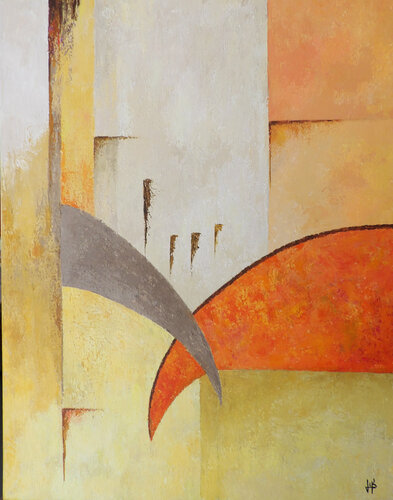 intersection par J-Claude Bernard, Peinture en vente sur Singulart