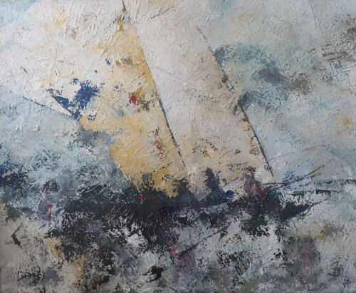 et vogue la galère von J-Claude Bernard, Malerei kaufen auf Singulart