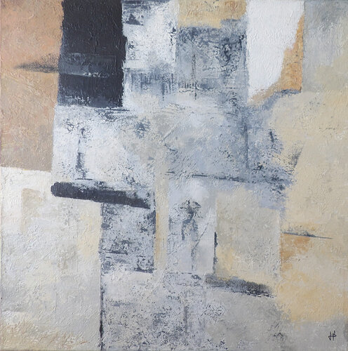 Les fenêtres n°54 di J-Claude Bernard, Pittura in vendita su Singulart