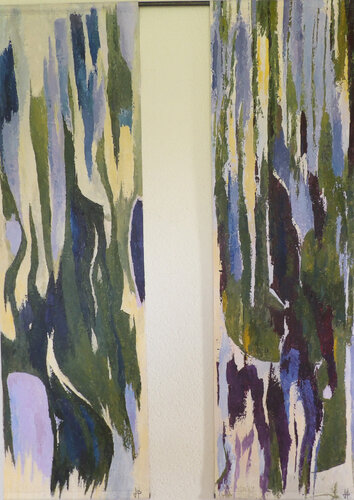 Les grands arbres von J-Claude Bernard, Malerei kaufen auf Singulart