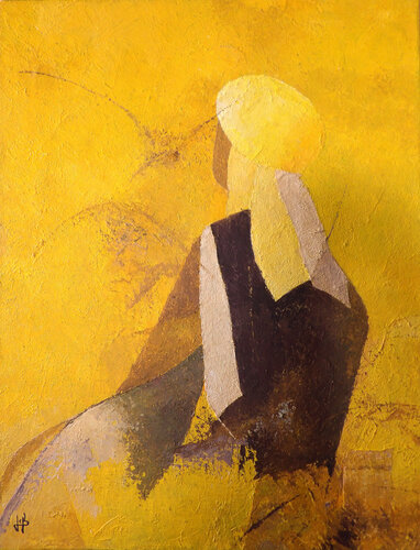 Attente by J-Claude Bernard, Painting for Sale on Singulart