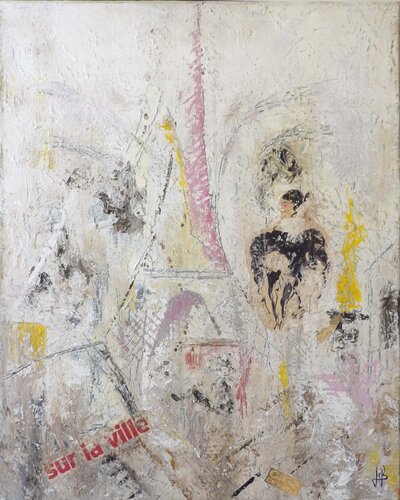 Paris est une fête di J-Claude Bernard, Pittura in vendita su Singulart