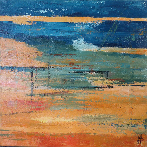 Le ponton par J-Claude Bernard, Peinture en vente sur Singulart